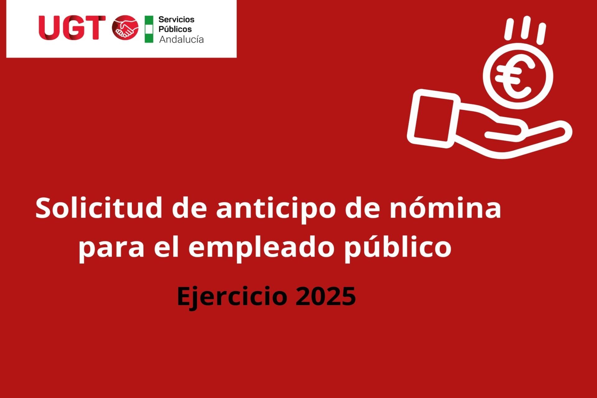 Plazo de presentación de solicitudes concesión de anticipos reintegrables de nómina para el personal al servicio de la Administración de la Junta de Andalucía